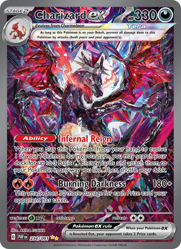 Charizard ex, holofoil (sv04.5-234_h)