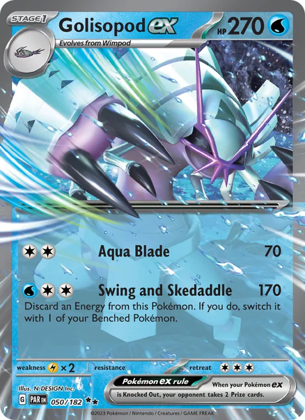 Golisopod ex, holofoil (sv04-050_h)