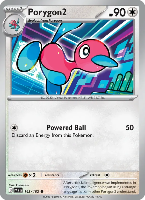 Porygon2, normal (sv04-143)