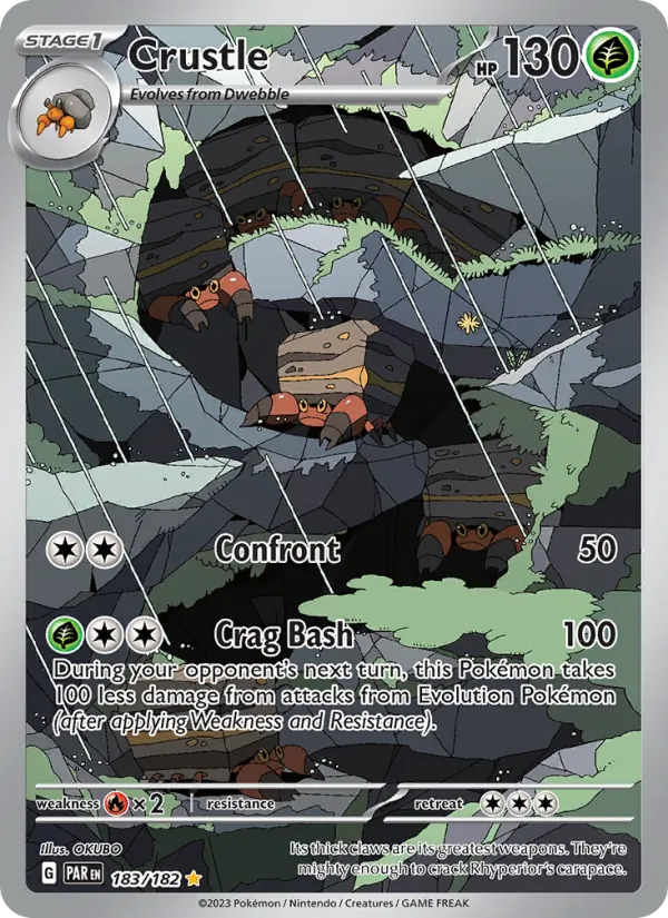 Crustle, holofoil (sv04-183_h)