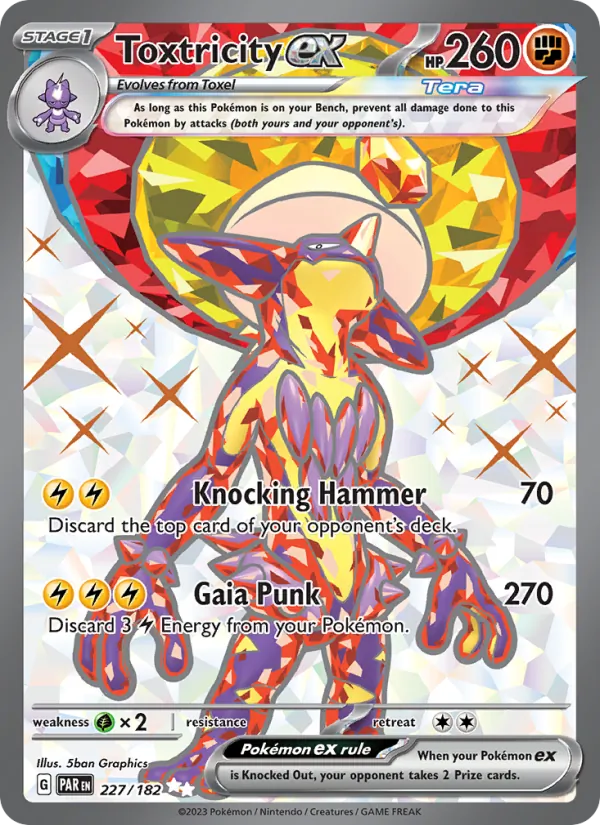 Toxtricity ex, holofoil (sv04-227_h)