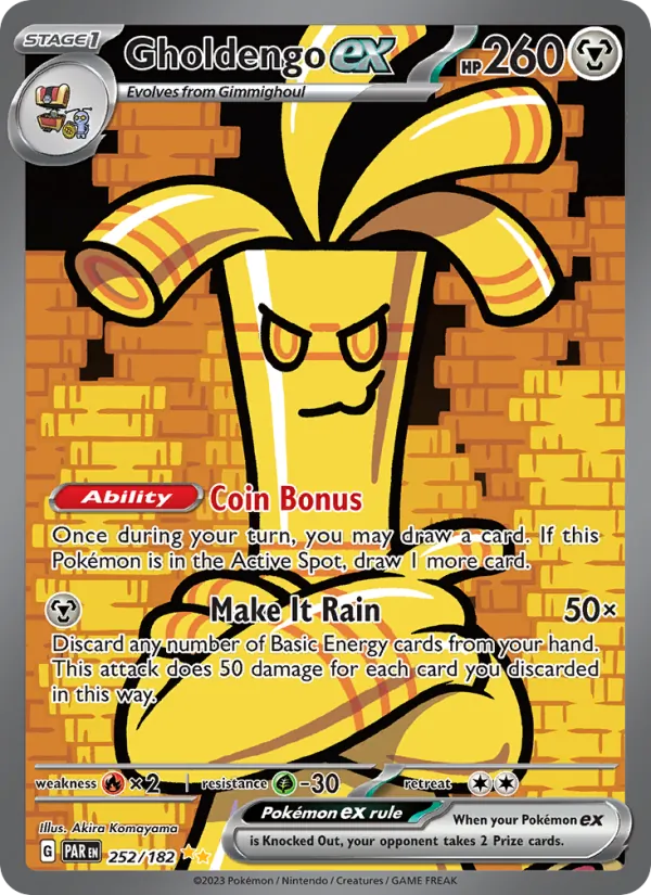Gholdengo ex, holofoil (sv04-252_h)