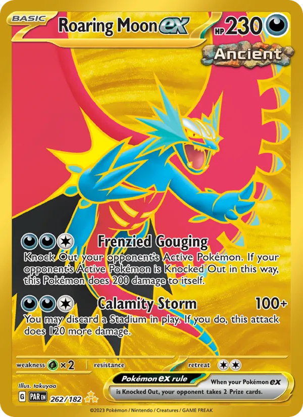 Roaring Moon ex, holofoil (sv04-262_h)
