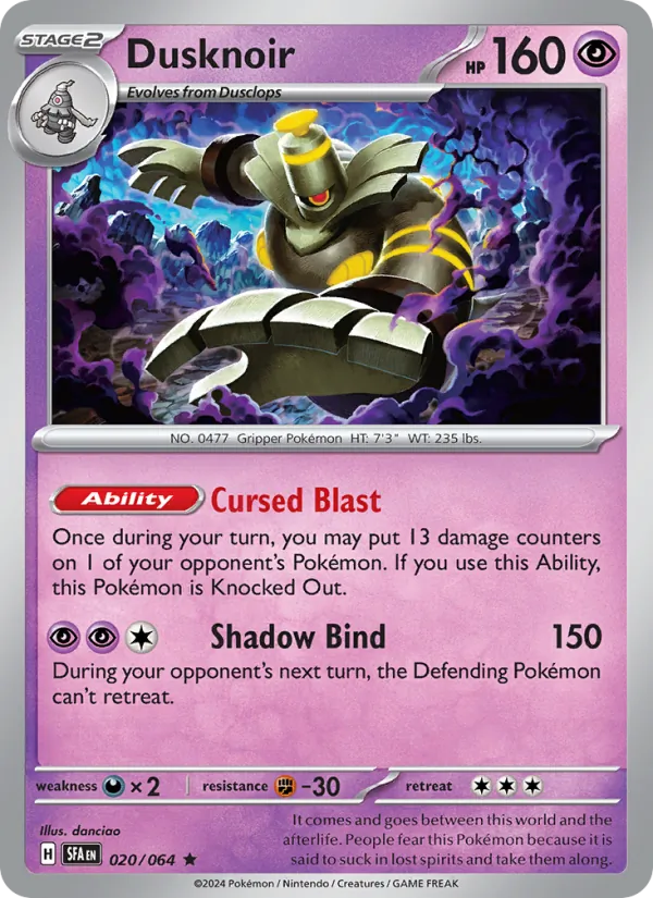 Dusknoir, holofoil (sv06.5-020_h)