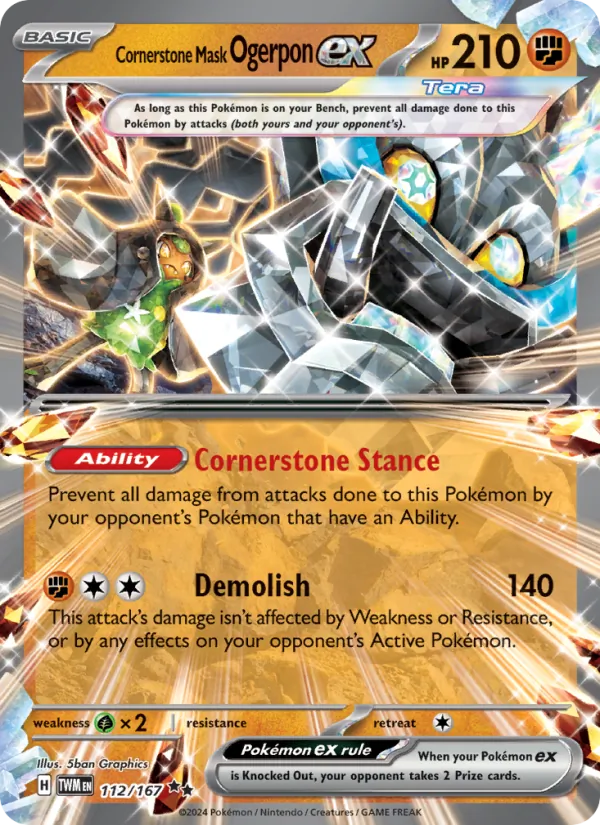 Cornerstone Mask Ogerpon ex (sv06-112)