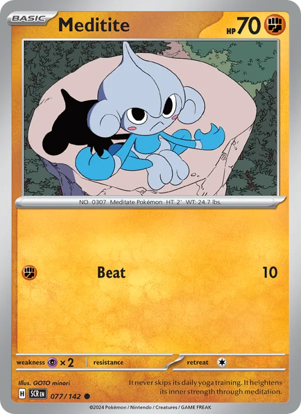 Meditite, normal (sv07-077)