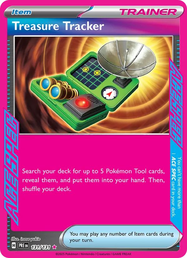 Treasure Tracker, holofoil (sv08.5-131_h)