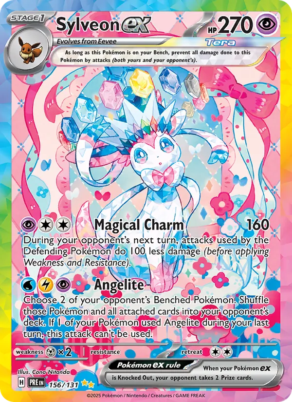 Sylveon ex, holofoil (sv08.5-156_h)