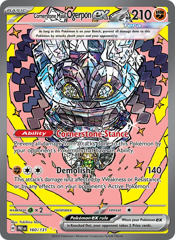 Cornerstone Mask Ogerpon ex, holofoil (sv08.5-160_h)