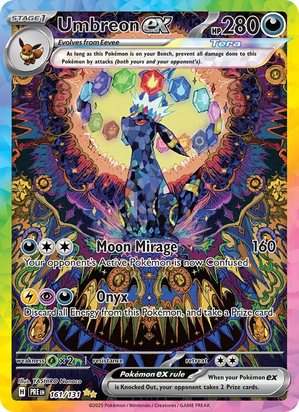 Umbreon ex, holofoil (sv08.5-161_h)