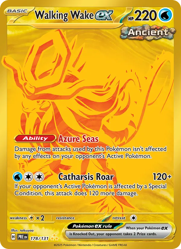 Walking Wake ex, holofoil (sv08.5-178_h)