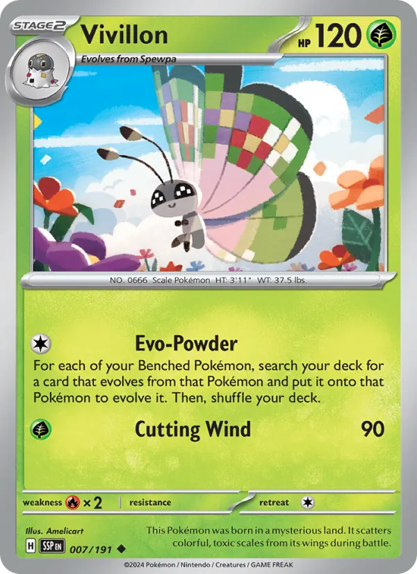 Vivillon, normal (sv08-007)
