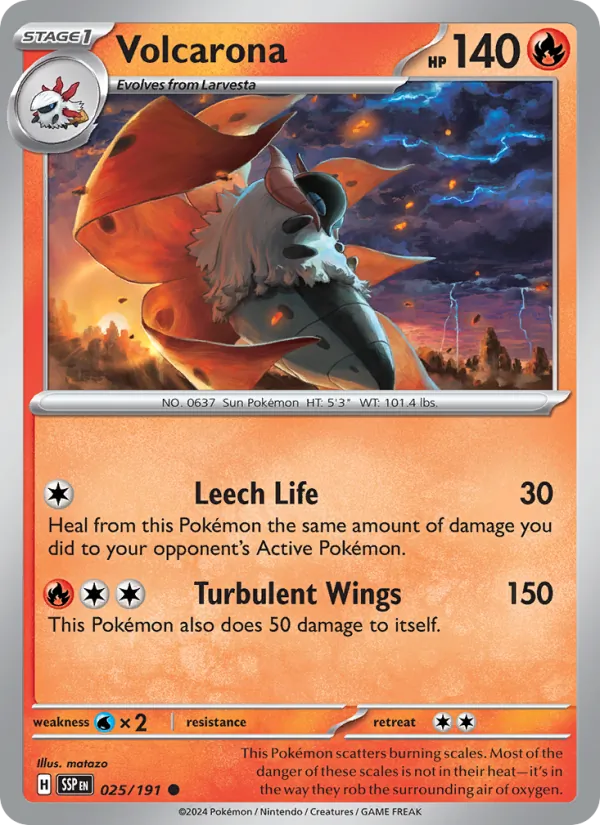 Volcarona, normal (sv08-025)