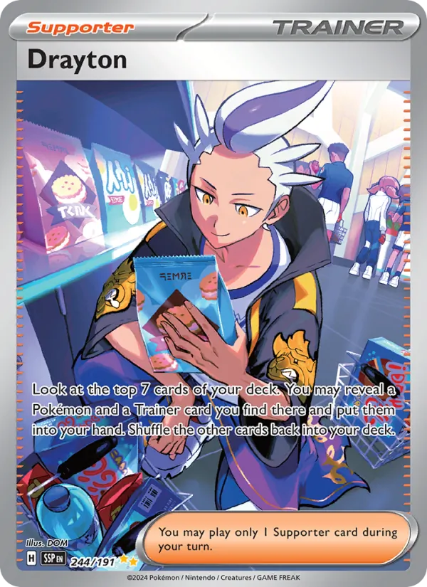 Drayton, holofoil (sv08-244_h)