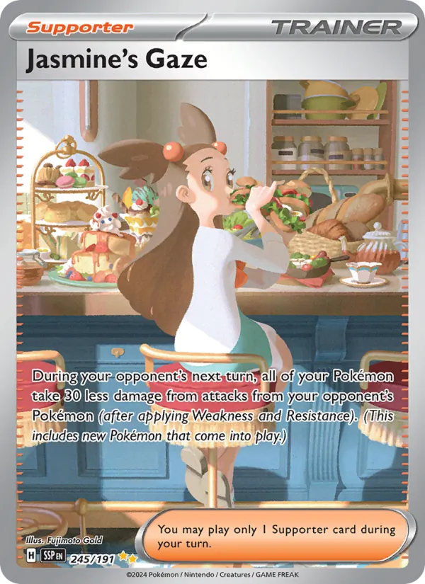 Jasmine's Gaze, holofoil (sv08-245_h)
