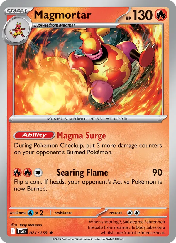 Magmortar, holofoil (sv09-021_h)