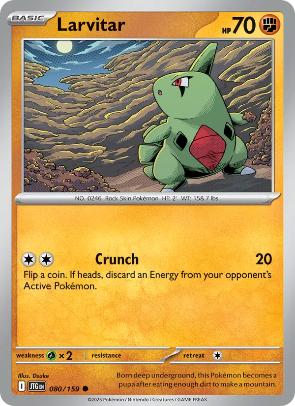 Larvitar, normal (sv09-080)