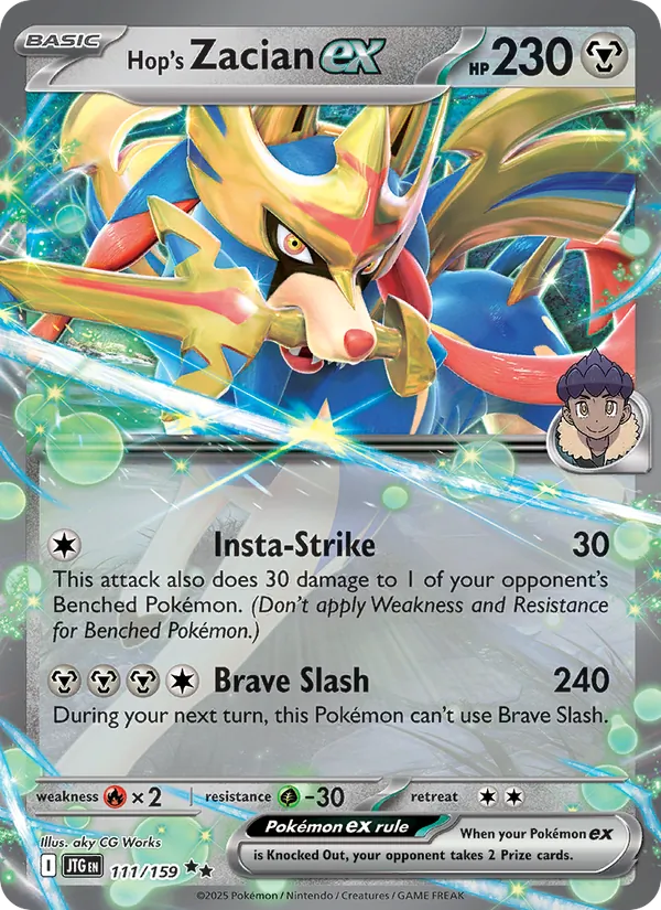 Hop's Zacian ex (sv09-111)