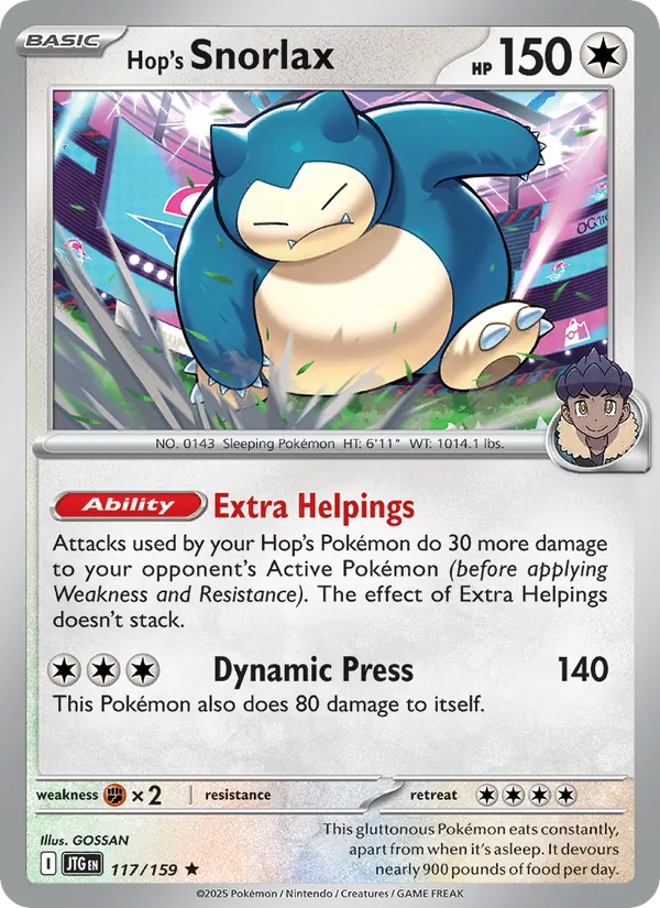 Hop's Snorlax (sv09-117)