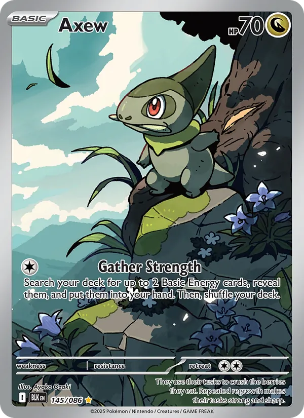 Axew, holofoil (sv10.5b-145_h)