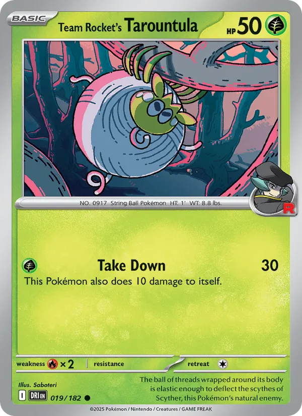 Team Rocket's Tarountula (sv10-019)