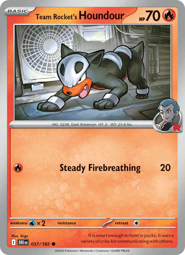 Team Rocket's Houndour (sv10-037)