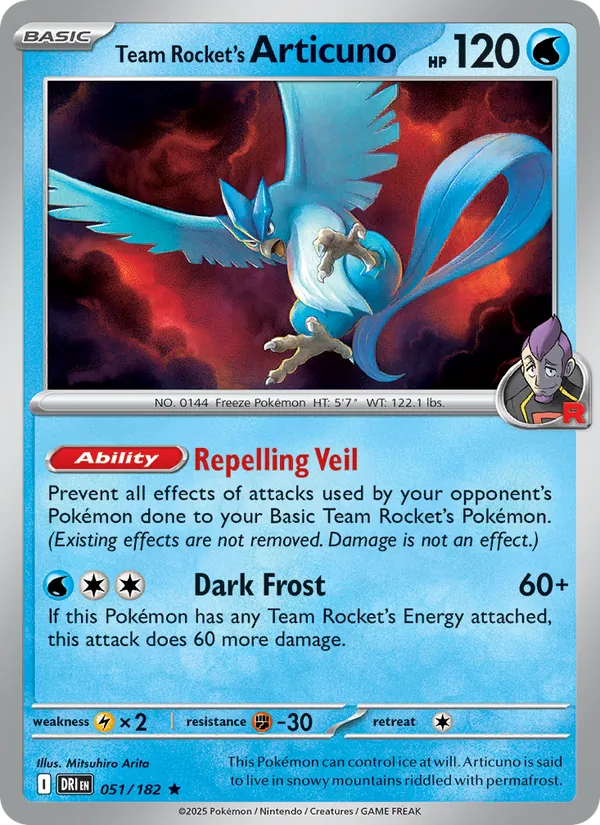 Team Rocket's Articuno (sv10-051)