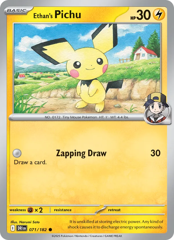 Ethan's Pichu, normal (sv10-071)
