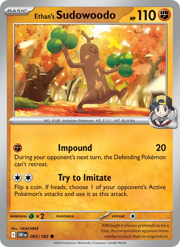 Ethan's Sudowoodo (sv10-093)