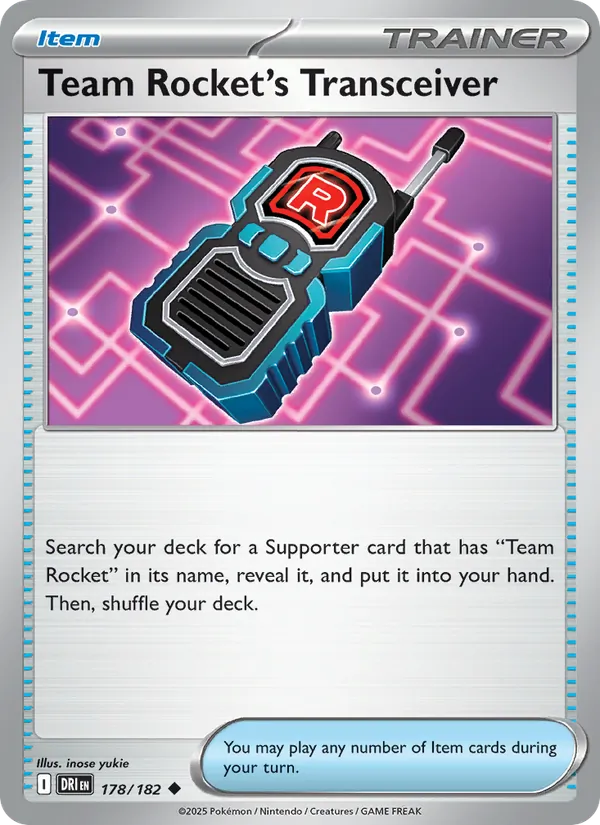 Team Rocket's Transceiver (sv10-178)