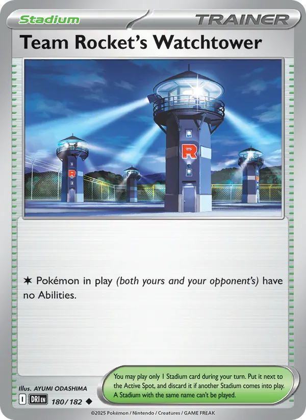 Team Rocket's Watchtower (sv10-180)