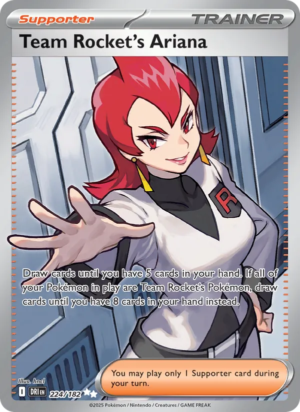 Team Rocket's Ariana, holofoil (sv10-224_h)