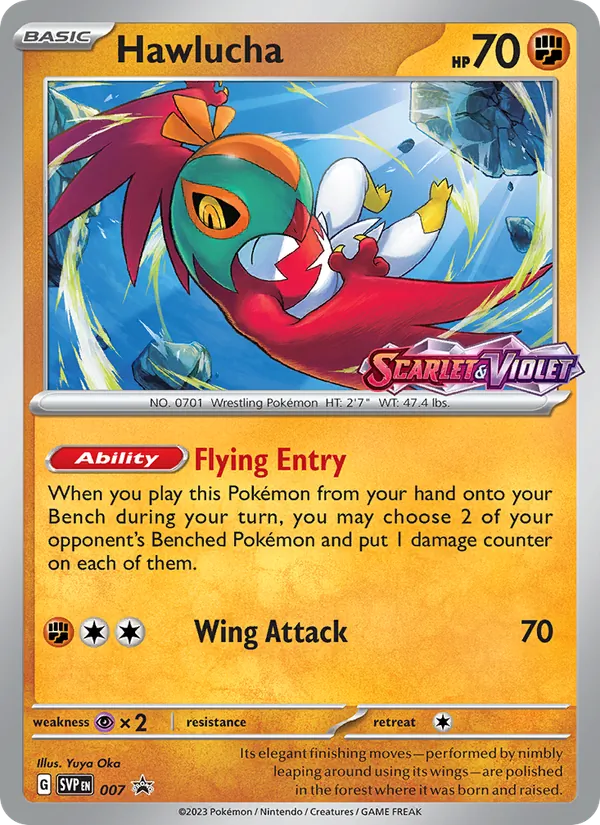 Hawlucha, holofoil (svp-007_h)