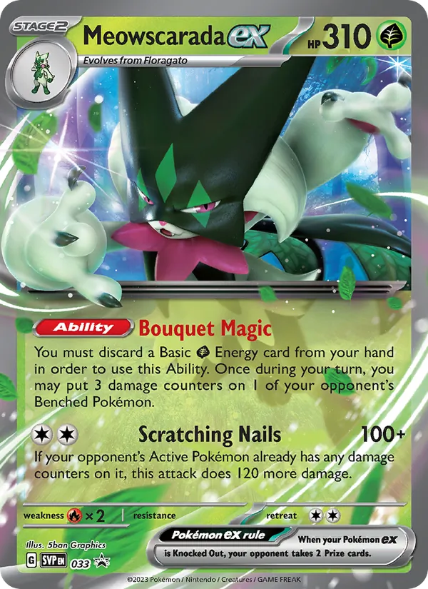 Meowscarada ex, holofoil (svp-033_h)