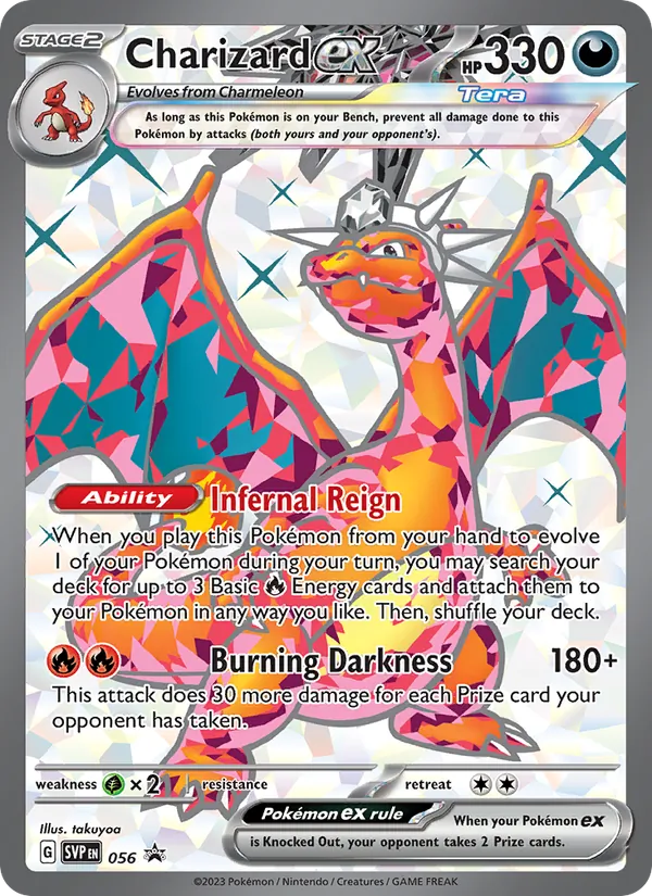 Charizard ex, holofoil (svp-056_h)