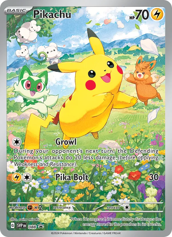 Pikachu, holofoil (svp-088_h)