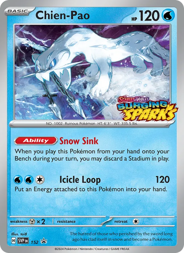 Chien-Pao, holofoil (svp-152_h)