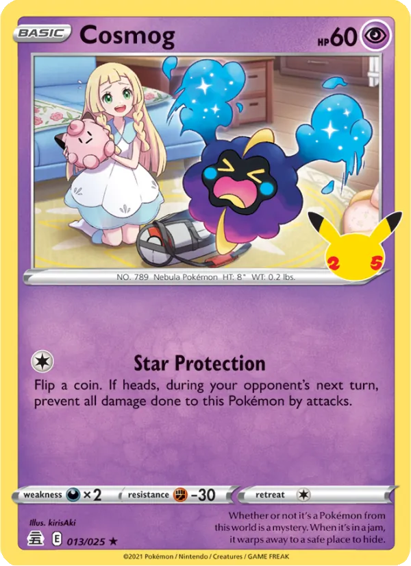 Cosmog, holofoil (cel25-13_h)