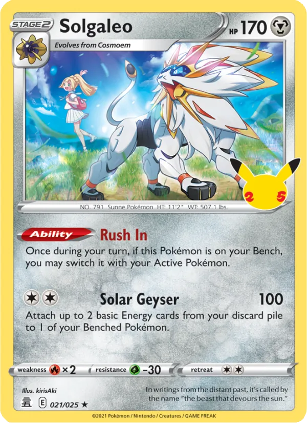 Solgaleo, holofoil (cel25-21_h)