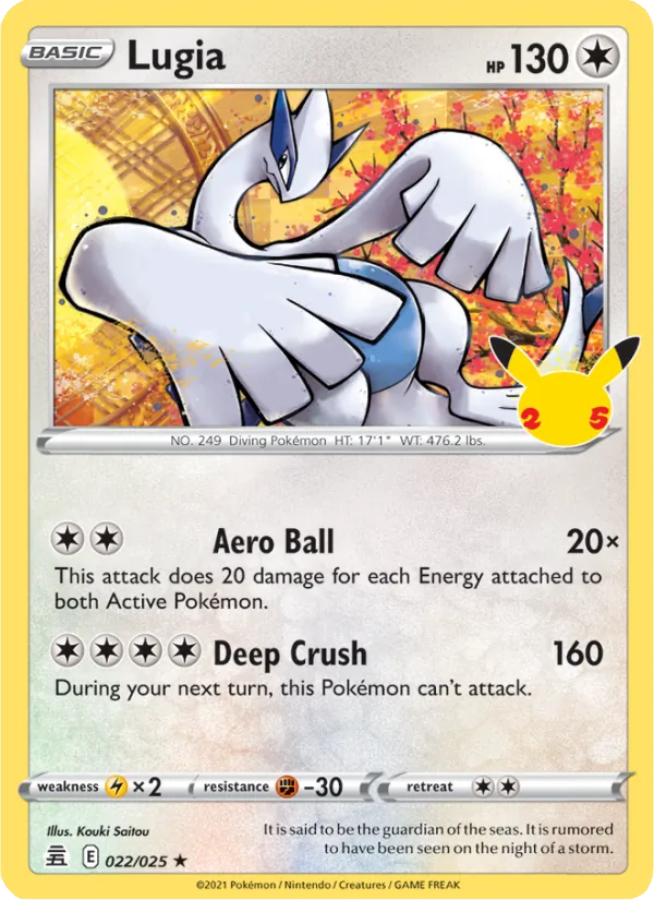 Lugia, holofoil (cel25-22_h)