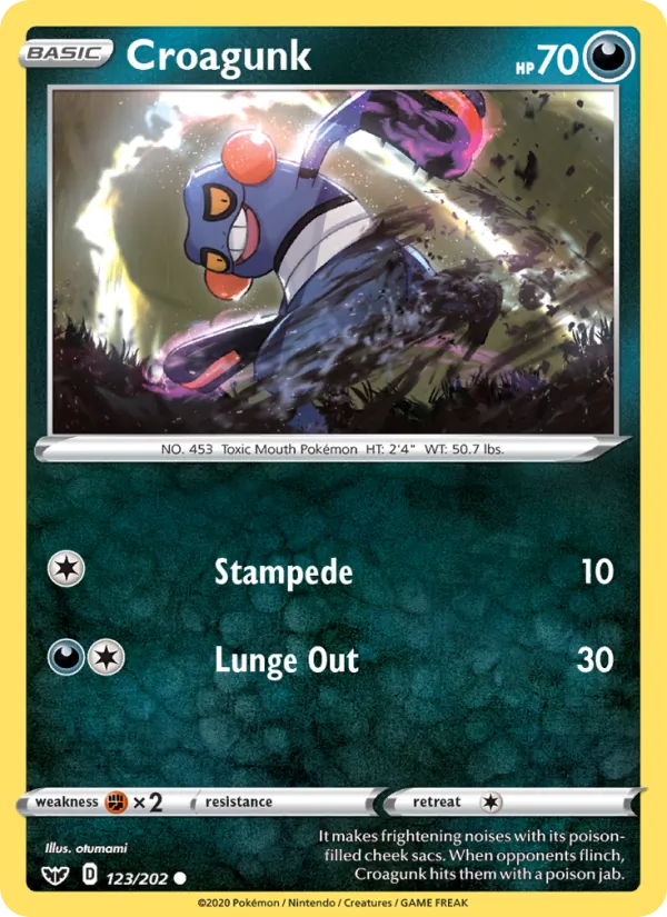 Croagunk, normal (swsh1-123)