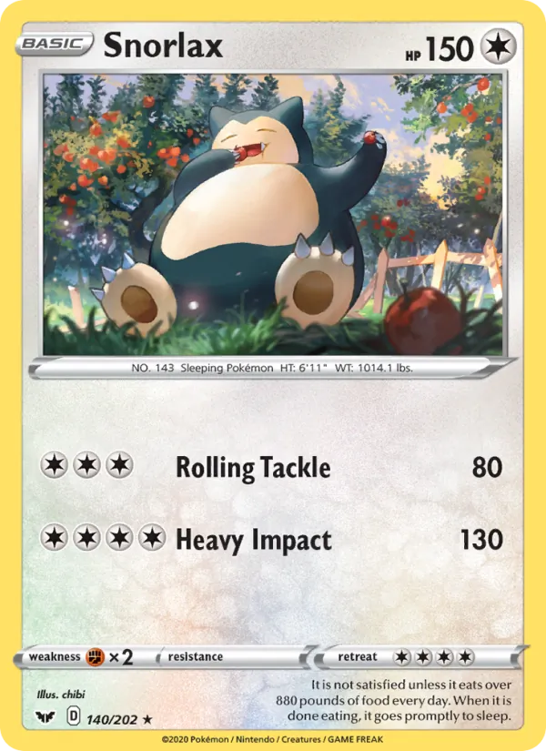 Snorlax, normal (swsh1-140)
