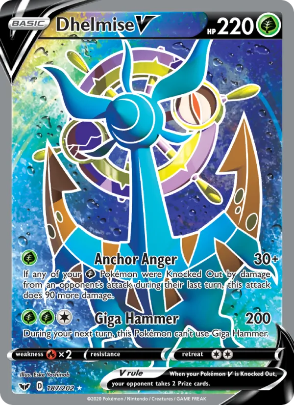 Dhelmise V, holofoil (swsh1-187_h)