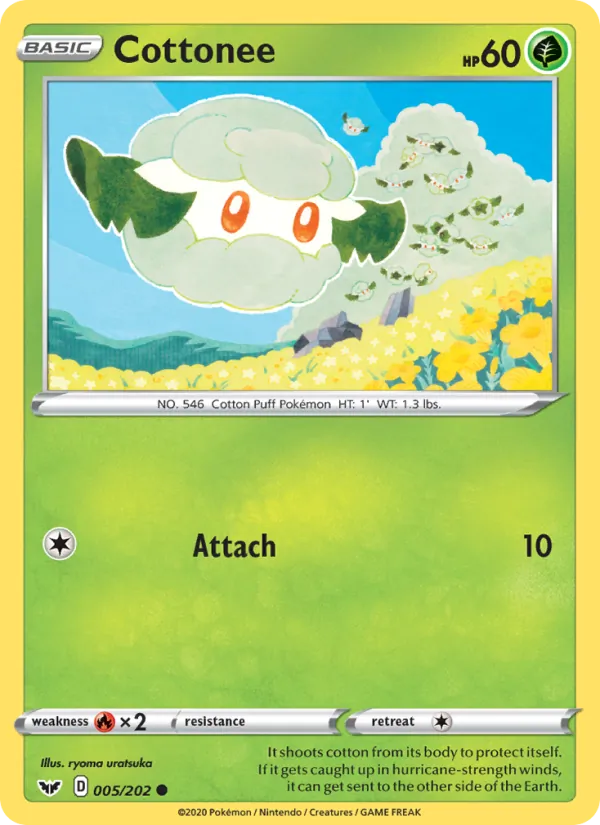 Cottonee, normal (swsh1-5)