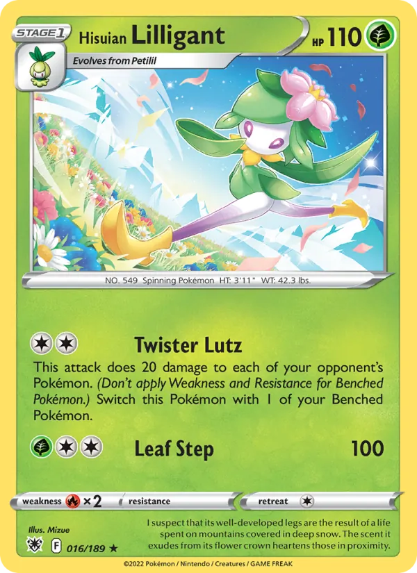 Hisuian Lilligant, holofoil (swsh10-016_h)