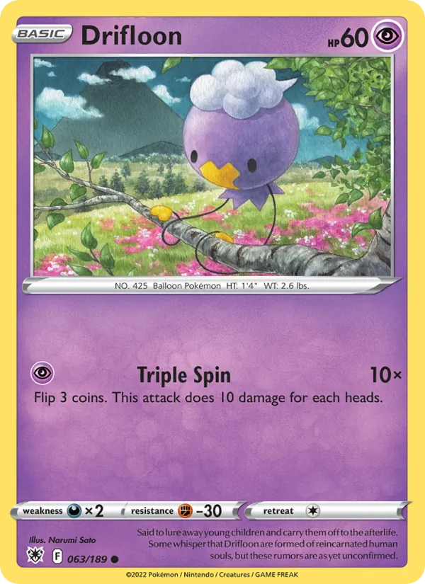 Drifloon, normal (swsh10-063)