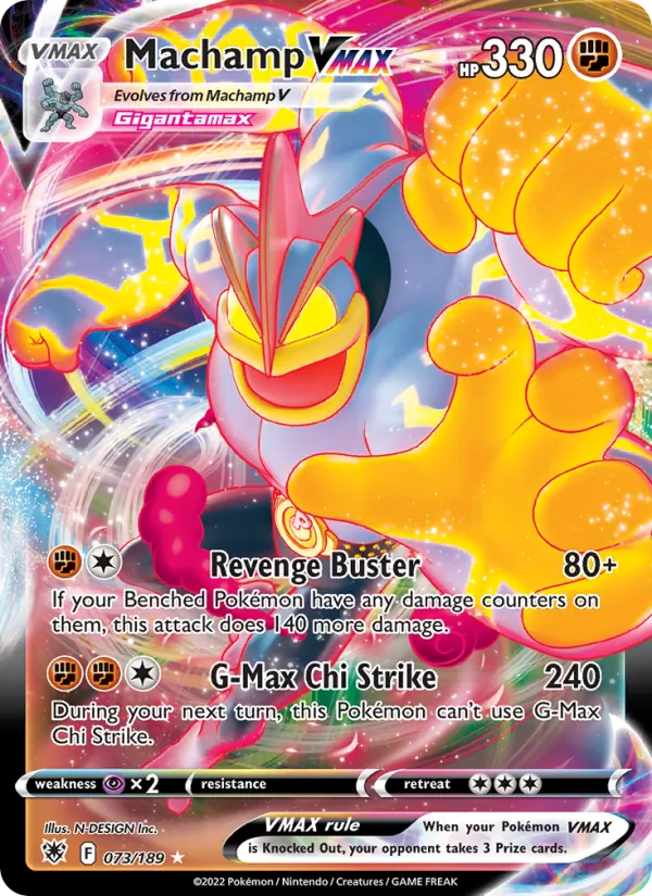 Machamp VMAX, holofoil (swsh10-073_h)
