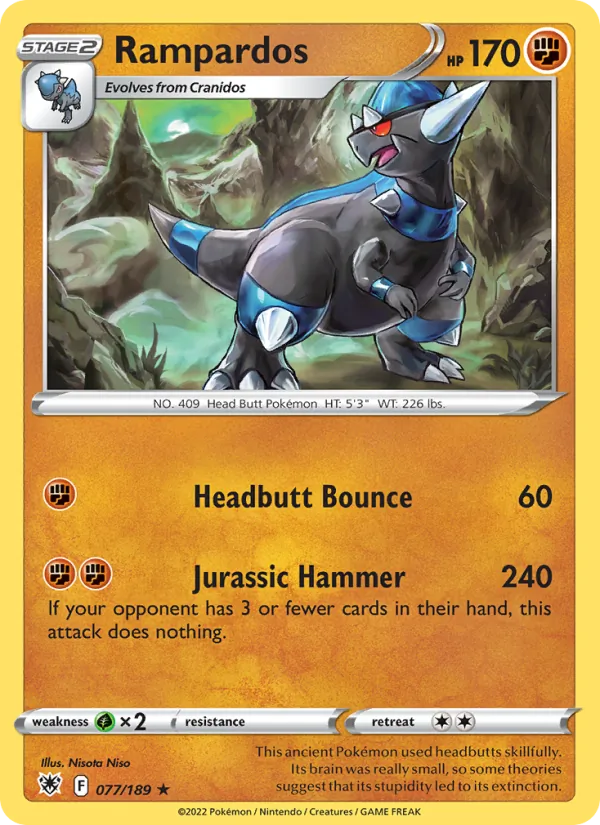 Rampardos, holofoil (swsh10-077_h)