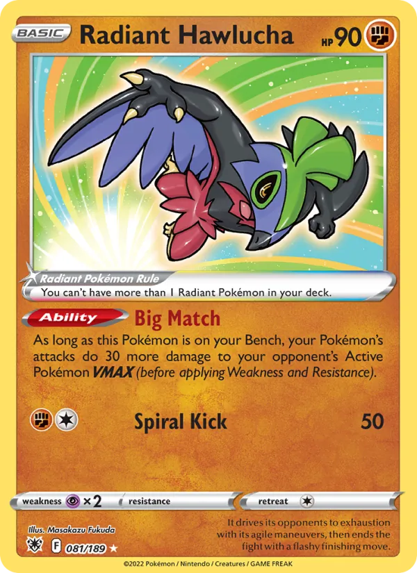 Radiant Hawlucha, holofoil (swsh10-081_h)