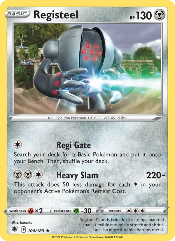 Registeel, normal (swsh10-108)